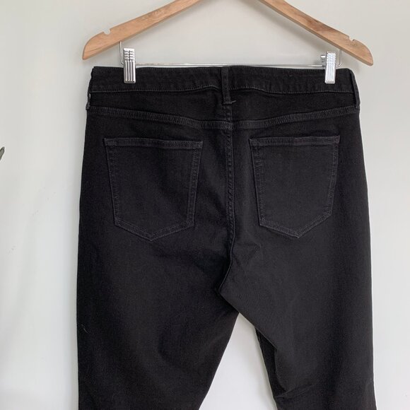 GAP Curvy True Skinny Jeans Black Mid Rise Sz 32 / 14 - Picture 9 of 10